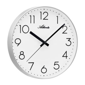 Atlanta 4529/19 Quarz-Wanduhr weiß