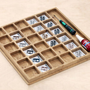 Sortierbrett für Connectoren - Schublade