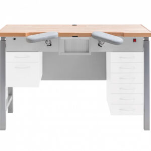 BENCHALIST Uhrmachertisch Modular II, 3D-Armauflagen, elektrisch