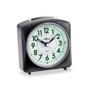 Atlanta 2128/7 Quarzwecker schwarz