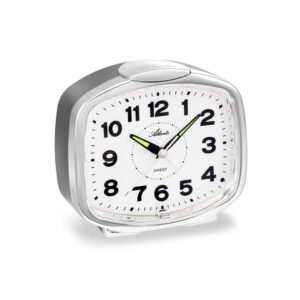 Atlanta 2155/19 Quarzwecker Glocke silber