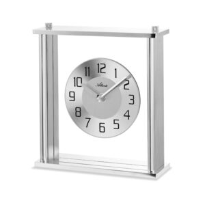 Atlanta 3117/19 Quarz-Tischuhr silber