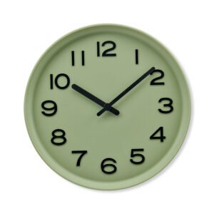 Atlanta 4542/6 Quarzwanduhr grün