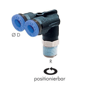 Y-Winkel-Steckanschluss R 1/4"x6mm