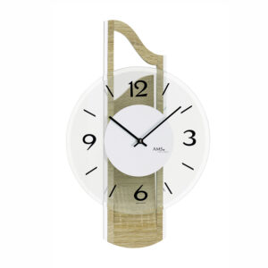 AMS Quarz-Wanduhr W9681
