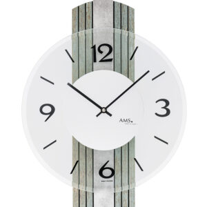 AMS Quarz-Wanduhr W9677