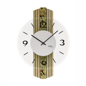 AMS Quarz-Wanduhr W9674