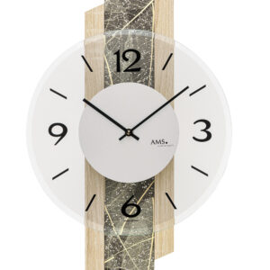 AMS Quarz-Wanduhr W9664