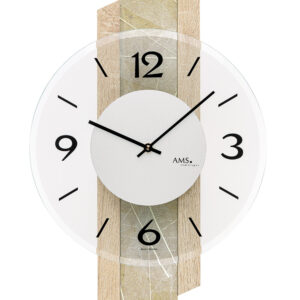 AMS Quarz-Wanduhr W9665