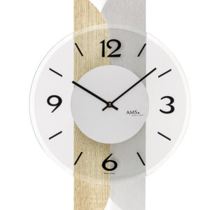AMS Quarz-Wanduhr W9667