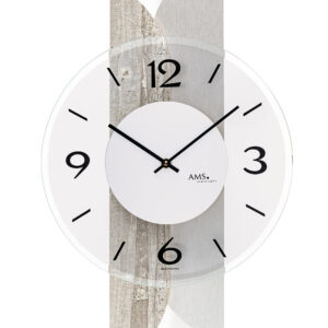AMS Quarz-Wanduhr W9668