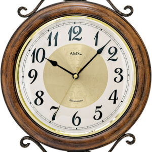 AMS Quarz-Wanduhr mit Westminsterschlag W9565