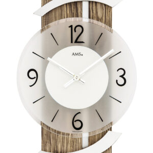 AMS Quarz-Wanduhr W9545