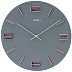 AMS Quarz-Wanduhr W9590