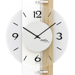 AMS Quarz-Wanduhr W9557