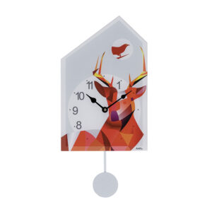 AMS Quarz-Pendeluhr mit Melodie W7491