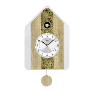 AMS Quarz-Pendeluhr mit Melodie W7498