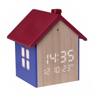 Digitalwecker in Häuschen-Form