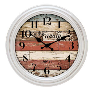 AMS Quarz-Wanduhr W9618