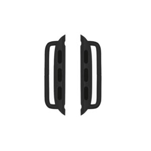 Connector für Apple Watch - Armband Adapter für 42/ 44/ 45mm Gehäuse, Stegbreite 24mm, space schwarz edelstahl