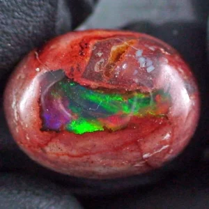 14,37 ct Feuer Opal, Multicolor Edelstein aus Mexiko