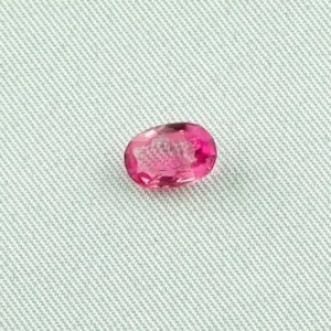 1,24 ct Turmalin Neon Pinker Rubellit Oval Facettiert Edelstein