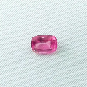 1,71 ct Turmalin Neon Pinker Rubellit Kissenschliff Schmuckstein
