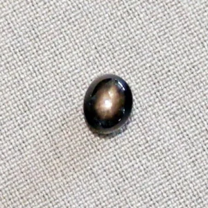 4,85 ct schwarzer Sternsaphir Edelstein Cabochon-Schliff