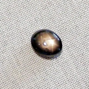 7,44 ct schwarzer Sternsaphir Edelstein Cabochon-Schliff