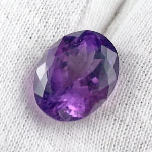 Violetter Amethyst 7,94 ct Oval Portuguese Cut