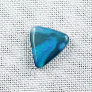 3,60 ct Lightning Ridge Black Picture Opal Blauer Vollopal Australien