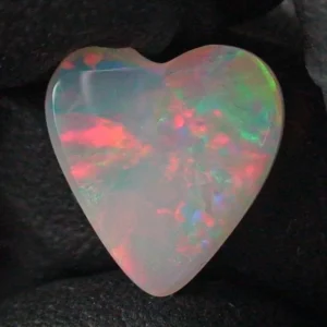 2,25 ct White Opal Multicolor Edelstein Lightning Ridge Australien
