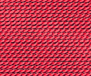 Perlseide Natur korallrot Nr-5-0,65mm - 2m / 1 Nadel