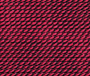 Perlseide Natur granatrot Nr-2-0,45mm - 2m / 1 Nadel