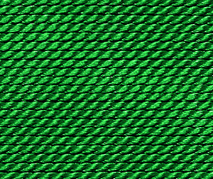 Perlseide Polyamid grün Nr-8-0,80mm - 2m / 1 Nadel