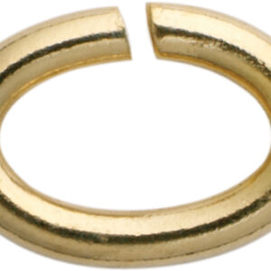 Bindering oval Gold 333/-Gg  7,00x5,00mm, Stärke 1,10mm