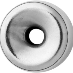 Hohlring Silber 925/- poliert, rund Ø 8,00mm Höhe 4,10mm