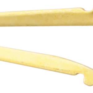 Hakenschnäpper Silber 925/- gelb einreihig, L 10,00 x B 2,60mm