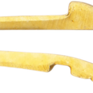 Hakenschnäpper Silber 925/- gelb einreihig, L 6,50 x B 2,40mm