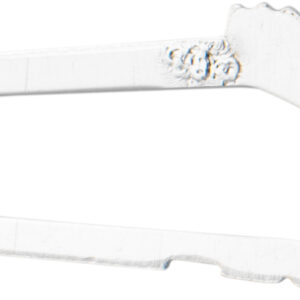 Hakenschnäpper Silber 925/- einreihig, L 8,50 x B 4,80mm