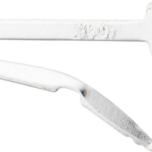 Hakenschnäpper Silber 925/- einreihig, L 8,00 x B 3,30mm