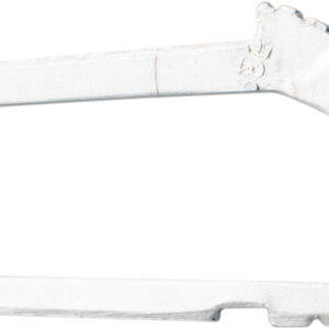 Hakenschnäpper Silber 925/- einreihig, L 10,50 x B 6,00mm