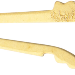 Hakenschnäpper Gold 375/-Gg einreihig, L 8,00 x B 2,80mm