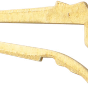 Hakenschnäpper Gold 585/-Gg einreihig, L 5,50 x B 2,60mm