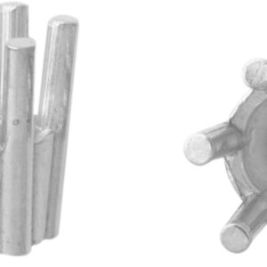 Chaton konisch Gold 585/-Wg Ø 4,10mm , Höhe 5,70mm mit 6 Stotzen