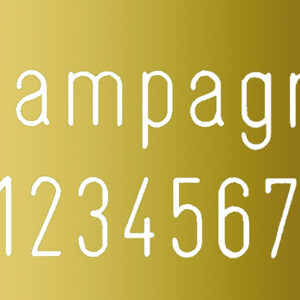 Gravograph Schablone "q" für Satz 512-20