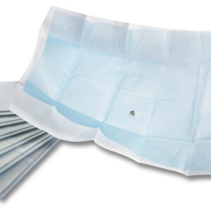 Steinpapiere weiß mit blauer Einlage Form 4