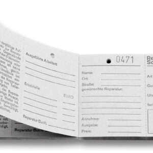 Reparaturmarken weiß 1-1000