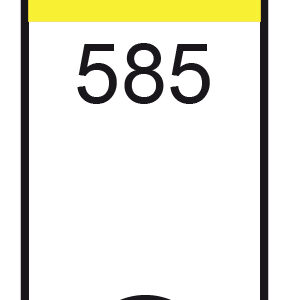 Kettenetiketten Karton mit 2 Löchern 28 x 10 mm gelb