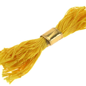 Baumwollfäden gelb